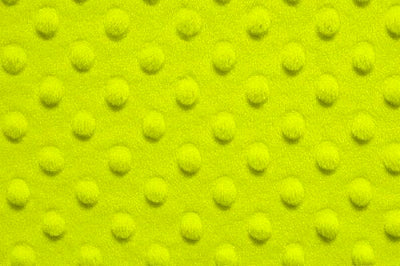 Yellow Minky Dimple Dot Fur