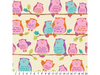 Anti-Pill Owls On Perch Fleece F1348