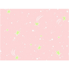 Anti-Pill Shooting Stars Pink Fleece F636