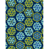 Anti-Pill Mysterious Floral Fleece F721