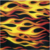 Anti-Pill Hot Rod Flames Fleece F540