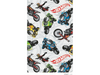 Premium Anti-Pill Hot Wheels Bikes Gray Fleece F1419