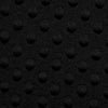 Black Minky Dimple Dot Fur