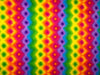 Anti-Pill Rainbow Stripes Fleece F609