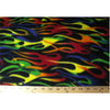 Rainbow Flames Fleece F541