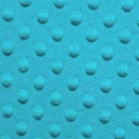 Turquoise Minky Dimple Dot Fur