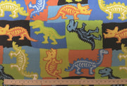 Anti-Pill Dinosaur Fossils Fleece 10-B