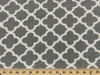 Anti Pill Quatrefoil Gray Fleece 120