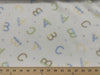 Anti-Pill ABC Alphabets Fleece 162