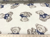 Anti-Pill Teddy Bears on Tan Fleece 200