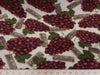 Anti-Pill Burgundy Merlot Grapes Wine Corks Fleece A53
