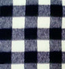 Buffalo Plaid Black White Fleece F603