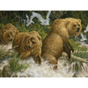 Larry Fanning Waiting For Salmon Panel Fleece F429 1