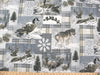 Anti-Pill  Larry Fanning Winter Animal Patch Fleece F754