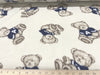 Anti-Pill Teddy Bears on Tan Fleece 200