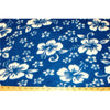Anti-Pill Classic Blue Hibiscus Fleece