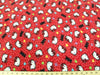 Anti Pill Hello Kitty Leopard Red Fleece
