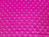 Fuchsia Minky Dimple Dot Fur
