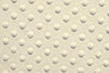 Ivory Minky Dimple Dot Fur