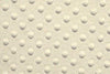 Ivory Minky Dimple Dot Fur