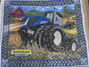 Anti-Pill New Holland Tractor Fleece Panel