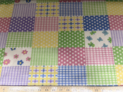 Anti Pill Polka Dots Butterfly Floral Fleece NF-2