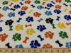 Anti-pill Paws Bones Rainbow Fleece 20b