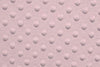 Pink Minky Dimple Dot Fur
