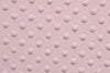 Pink Minky Dimple Dot Fur