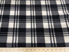 Anti Pill Buffalo Plaid Black Grey Off-White Fleece NF-5