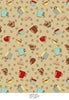 Anti Pill Coffee Cups Fleece 127