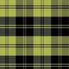 Anti Pill Double Take Plaid Chartruese Fleece F1391