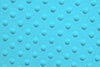 Turquoise Minky Dimple Dot Fur