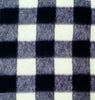 Buffalo Plaid Black White Fleece F603