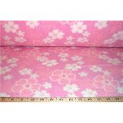 Hawaiian Floral Pink Fleece F526