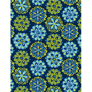 Anti-Pill Mysterious Floral Fleece F721