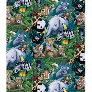 Anti-Pill Jungle Kids by Jenny Newland Fleece F1043