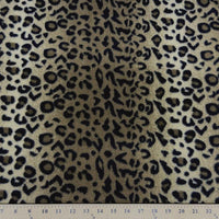 Brown Leopard Fleece F817
