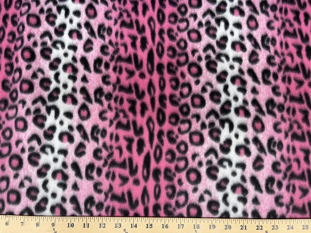Hot Pink Leopard Fleece 42