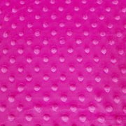 Fuchsia Minky Dimple Dot Fur