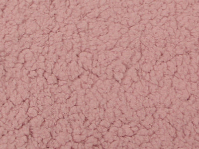 Dusty Pink Minky Sherpa Lambs Wool
