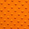 Orange Minky Dimple Dot Fur