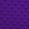 Purple Minky Dimple Dot Fur