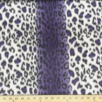 Purple Leopard Fleece 45
